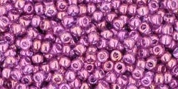 TR-11-0205 TOHO Rocaille 11/0 Gold-Lustered Dark Amethyst, 10g