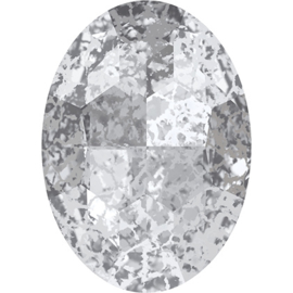 Swarovski #4127 Big Oval 30x22mm Crystal Silver Patina, per stuk