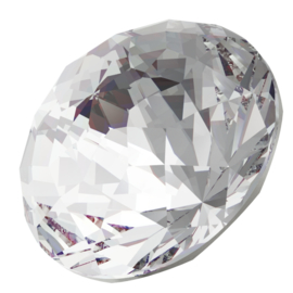 Swarovski #1400 Dome 12mm Crystal, foiled, per stuk