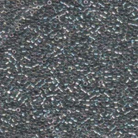 DBM0107 Miyuki Delica 10/0 Transparent Gray Iris, per 5 gram