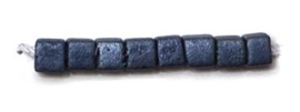 Miyuki Cube Beads 1,8mm Matted Gunmetal, per 10 gram