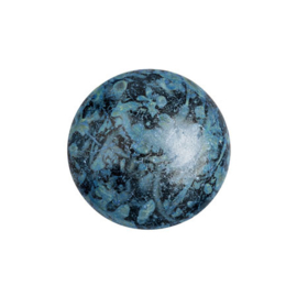 Cabochon par Puca® 14mm Spotted Metallic Mat Blue