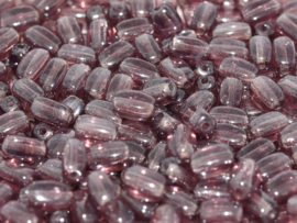 RIB-20060/14400 Rice Beads 6x4mm Amethyst Shimmer, per 50 stuks