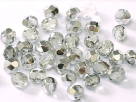 Fire polished 3mm Crystal Labrador, 100 of 50 stuks, vanaf