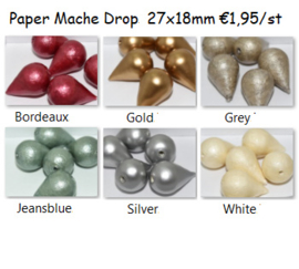 Paper Mache Drops & Olives