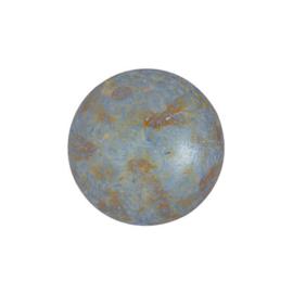 Cabochon par Puca® 14mm Spotted Opaque Blue/Green