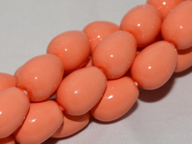 Czech Drops 8x11mm Peach Coral