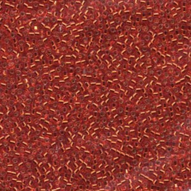 DBS0043 Miyuki Delica 15/0 Silverlined Flame Red/Orange, per 2 of 5 gram, vanaf