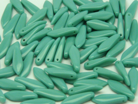 Dagger Bead 1-hole 5x16mm Jade, per 20 stuks