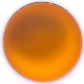 LunaSoft Cabochon Rond 24mm Orange, per stuk
