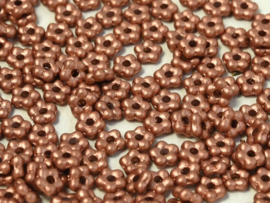 Flower Beads 5mm Vintage Copper 25x