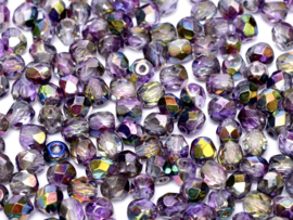 Fire polished Magic 3mm Crystal Magic Purple, 100 of 50 stuks, vanaf