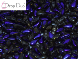 DropDuo 3x6mm Crystal Full Azuro, 50 stuks