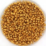 11-4023 Miyuki Rocaille 11/0 Duracoat Galvanized Yellow Gold