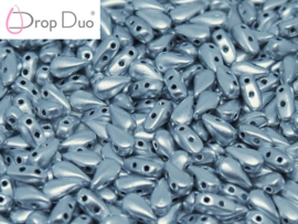 DropDuo 3x6mm Aluminium Silver, 50 stuks