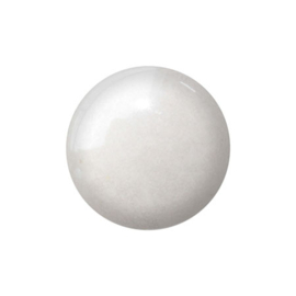 Cabochon par Puca® 14mm Ceramic Look Opaque White