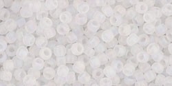 TR-11-0161F TOHO Rocaille Trans-Rainbow-Frosted Crystal, 10g
