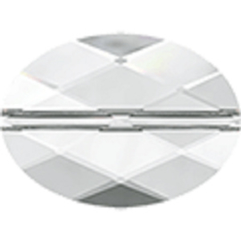 Swarovski #5050 Oval Bead 14x10mm Crystal, per stuk