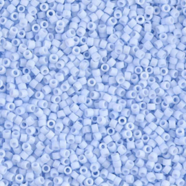 DB1517-1 Miyuki Delicas 11/0 Matte Opaque Light Sky Blue, per 1 gram
