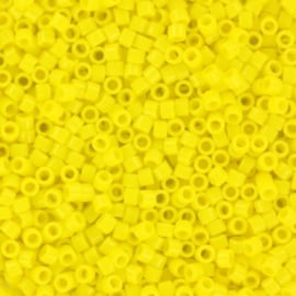 DB0721 Miyuki Delica 11/0 Opaque Yellow, per 1 gram