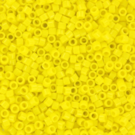 DB0721 Miyuki Delica 11/0 Opaque Yellow, per 1 gram