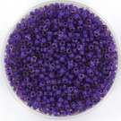 11-1932 Miyuki Rocaille 11/0 Semi Frosted Dark Lilac Lined Light Amethyst, 10g/±1100st