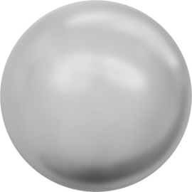 Swarovski #5810 Round Pearl 4mm Light Grey, per 20 stuks