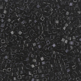 Miyuki Cube Beads 4mm Black 10g