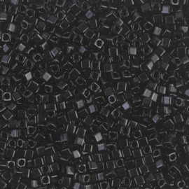 Miyuki Cube Beads 4mm Black