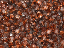 Fire polished 3mm Crystal Sunset, 100 of 50 stuks, vanaf