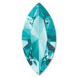 Swarovski #4228 Navette 15x7mm Light Turquoise foiled, per stuk