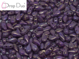 DropDuo 3x6mm Chalk White Iris