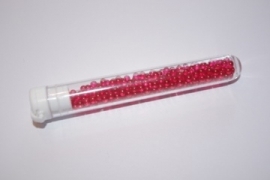 Beads  rood doorzichtig  2,5  mm