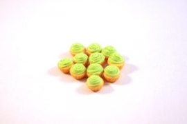 Cupcake creme groen