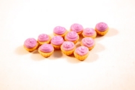 Cupcake creme paars