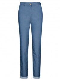 Denim broek met hoge taille