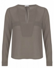 Blouse groene-taupe Supertrash