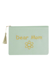 Toilettas  Make-up Tasje 'Dear Mom' Mint