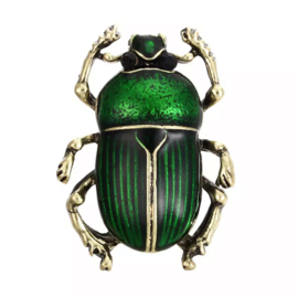 Kever broche  Emaille Dierlijk Insect Groen