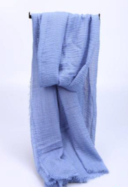 Licht blauw sjaal