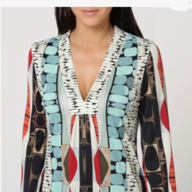 Maliparmi jurk met luxe print