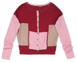 Maliparmi vest rood-roze-beige