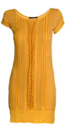 Plein Sud tunic- mini jurk geel