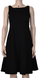 Maliparmi zwarte jurk met strik op rug 50s style