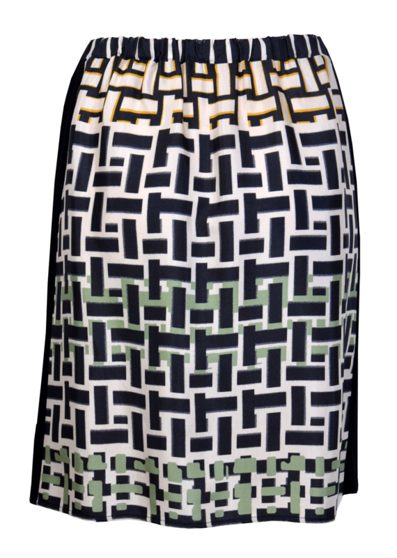 Maliparmi rok met gevlochten patroon