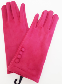 Fuchsia roze handschoenen