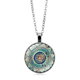 Mandala hanger aan ketting