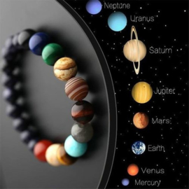 Planeten Armband Kosmos Natuursteen
