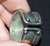 Tibetaans zilveren ring met Turkoois