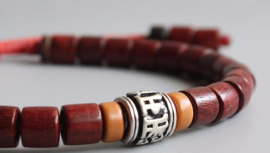Tibetaans Boeddhistische armband met Gebedswiel en Mantra